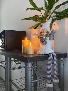 Televízia a/alebo spoločenská miestnosť v ubytovaní Apartman Jež - free parking, self check in