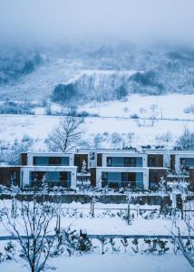 Mobile Homes Camping Plitvice v zimě