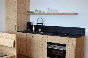 A kitchen or kitchenette at Bauernhof Streitenau