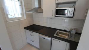 Kuchyň nebo kuchyňský kout v ubytování Apartments Stijak-Sorum