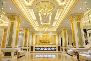 Posezení v ubytování Quoc Vinh Hotel