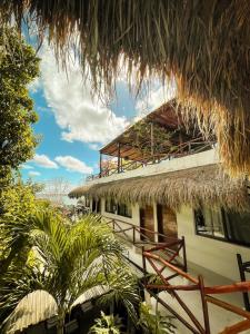 Balkón nebo terasa v ubytování Hotel Sun Ha Bacalar
