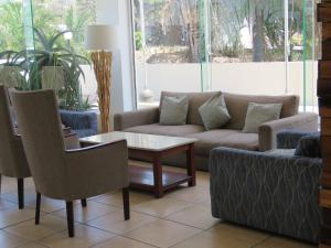 Istumisnurk majutusasutuses Breakers Resort 130 Umhlanga Beachfront