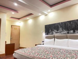 Voodi või voodid majutusasutuse Hotel Centre Point toas