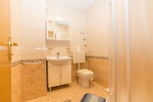 Koupelna v ubytování Rooms Glavan 63