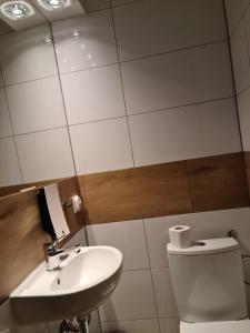 Kúpeľňa v ubytovaní Amber Hostel