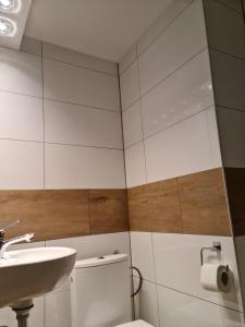 Kúpeľňa v ubytovaní Amber Hostel
