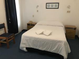 Voodi või voodid majutusasutuse Hotel Escorial toas