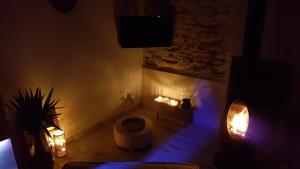 Een badkamer bij Echappée romantique