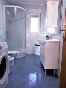 Koupelna v ubytování Villa Roso