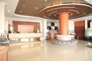 The lobby or reception area at Aerotel Smile Losari