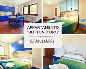 Albergo Diffuso Sutrio Zoncolan客房内的一张或多张床位