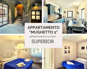 Albergo Diffuso Sutrio Zoncolan客房内的一张或多张床位