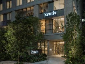 a rendering of the front of a kentties building at Zentis Osaka in Osaka
