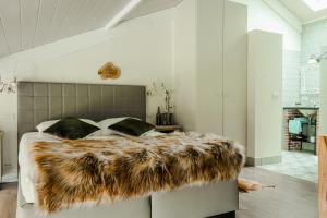Postel nebo postele na pokoji v ubytování Hoeve Chartreuse