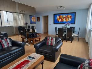 Posezení v ubytování apartamento CAA pardo