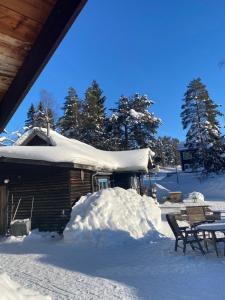 Joängets Fjällgård v zimě