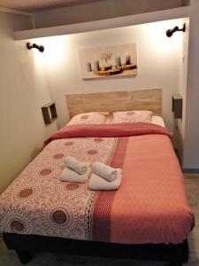 Tempat tidur dalam kamar di T2 bis quartier château de Pau