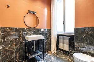 Koupelna v ubytování Voluta Suites