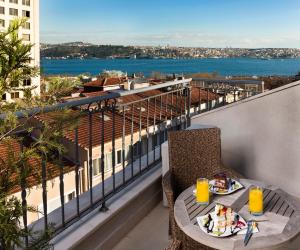 Balkón nebo terasa v ubytování Turkuaz Suites Bosphorus