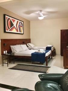 Posteľ alebo postele v izbe v ubytovaní Castelhana Praia Hotel - Itauna Saquarema