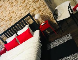 Postel nebo postele na pokoji v ubytování Apartments Centrum