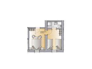 Půdorys ubytování Gästehaus Siegllehen