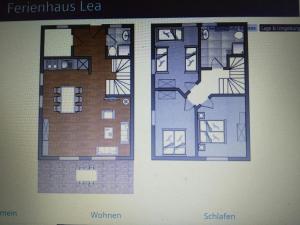 Grundriss der Unterkunft Ostseehaus Lea Doppelhaushälfte