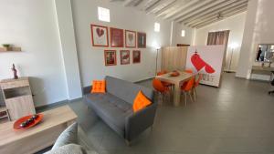 Posezení v ubytování Patras Romeο House