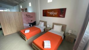 Postel nebo postele na pokoji v ubytování Patras Romeο House