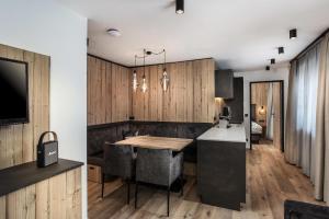 Kuchyň nebo kuchyňský kout v ubytování hager's apartments
