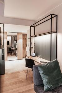 Predel za sedenje v nastanitvi Stadthotel Goldenes Schiff