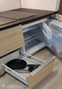 Kuchyň nebo kuchyňský kout v ubytování Apartmán Paula 2