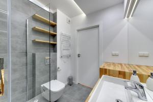 Vonios kambarys apgyvendinimo įstaigoje Littleheaven Studia & Apartmenty