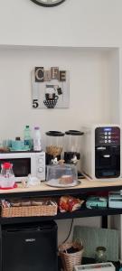 A kitchen or kitchenette at le ginestre in centro