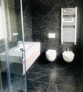 Koupelna v ubytování B&B Da Jana