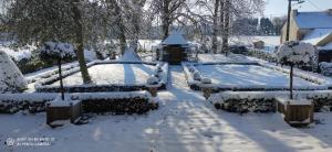 Le Manoir de la Bigotière v zimě