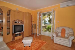 TV a/nebo společenská místnost v ubytování Apartments Tojčić