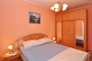 Postel nebo postele na pokoji v ubytování Apartments Tojčić