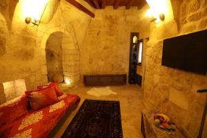 Ruang duduk di Hancı Cave Hotel