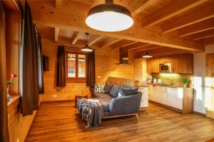 Posezení v ubytování Arlitscherhof Ferienwohnungen und Chalets