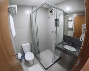 Koupelna v ubytování Villa d'Oro Hotel