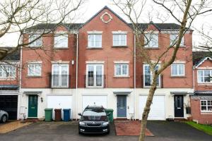 Bygningen som feriehuset ligger i