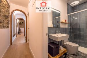 Kúpeľňa v ubytovaní Apartaments Ca la Somiada + 35 fotografií