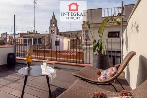 Balkón alebo terasa v ubytovaní Apartaments Ca la Somiada