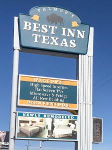 Certifikát, hodnocení, plakát nebo jiný dokument vystavený v ubytování Best Inn Texas