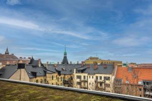 Nespecifikovaný výhled na destinaci Malmö nebo výhled na město při pohledu z hotelu
