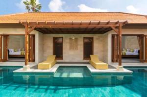 Three Brothers Bungalows & Villas内部或周边的泳池