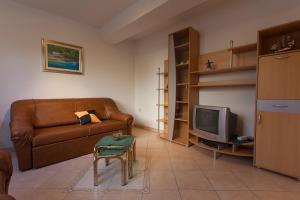 TV a/nebo společenská místnost v ubytování Apartments Nedeljka