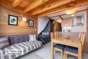 Khu vực ghế ngồi tại Val Thorens - Cosy Duplex avec Vue Silveralp 217